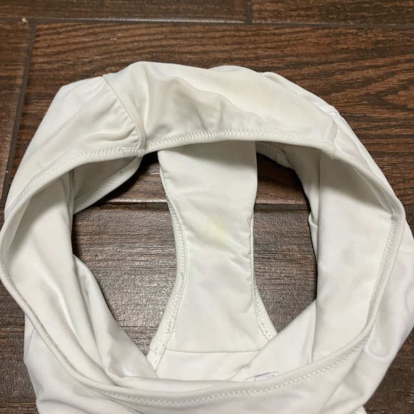 Aerie White High Waist full coverage bathing suit bottom - Picture 3 of 3